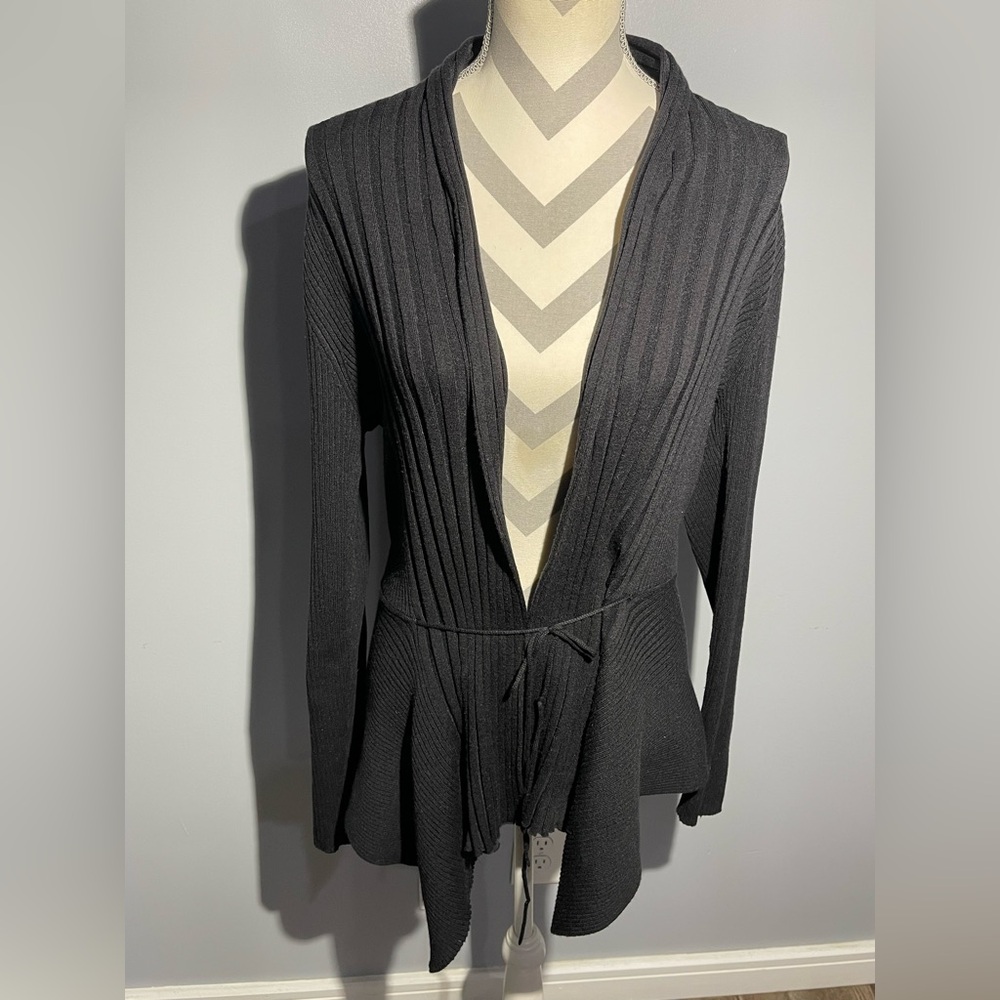 Pink Rose Charcoal Women's Cardigan